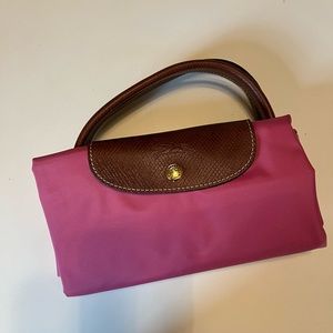 SOLD: Longchamp Le Pliage Pink Large Travel Bag